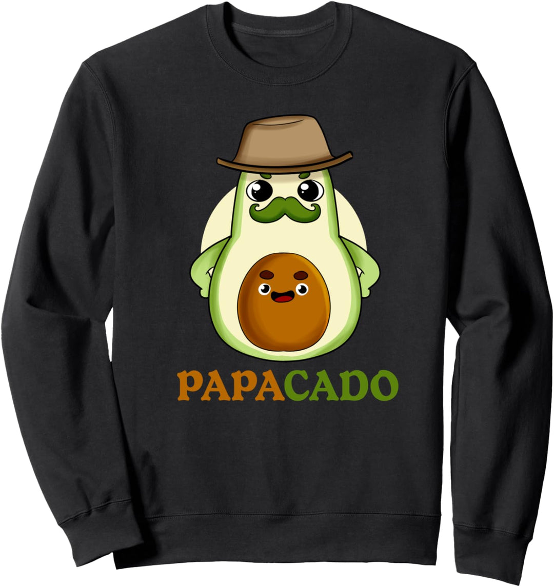 Papacado | Schwangerschaft Werdender Vater Avocado Sweatshirt