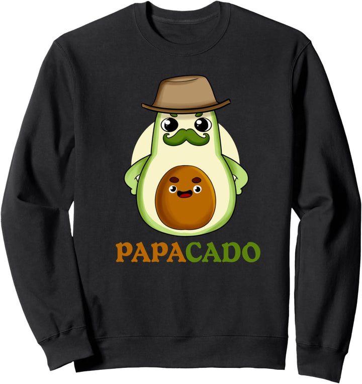Papacado | Schwangerschaft Werdender Vater Avocado Sweatshirt