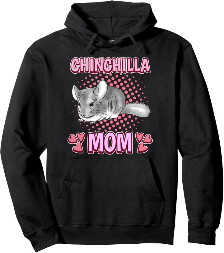 Damen Chinchilla Mom Mama Muttertag Chinchilla Pullover Hoodie