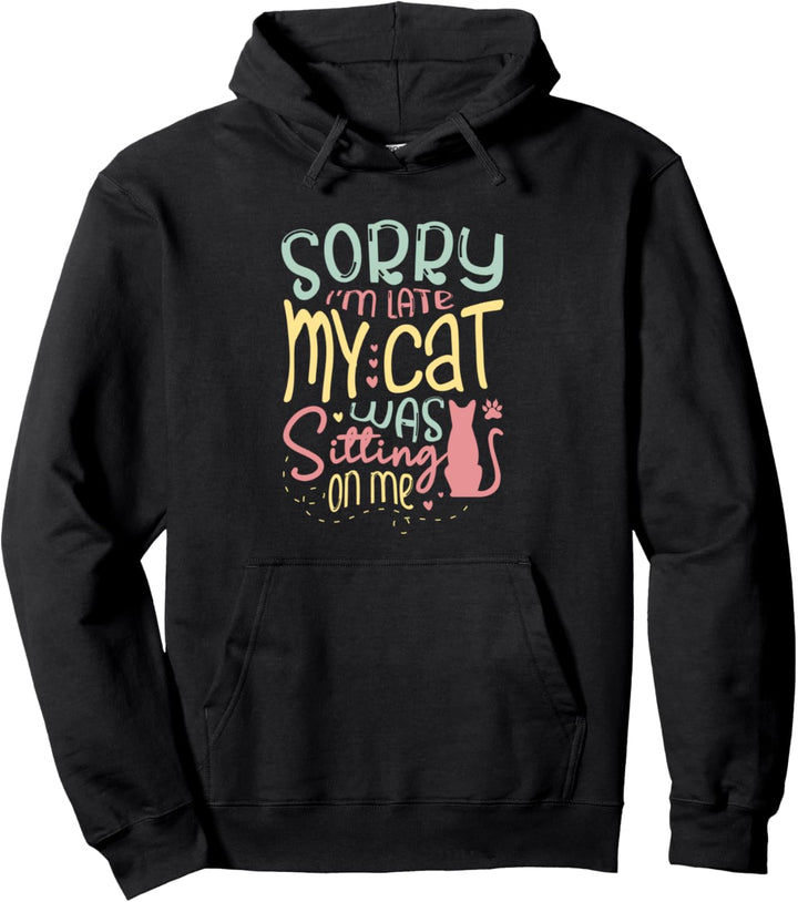 Lustiger Spruch Niedliche Katze Kitty Pullover Hoodie