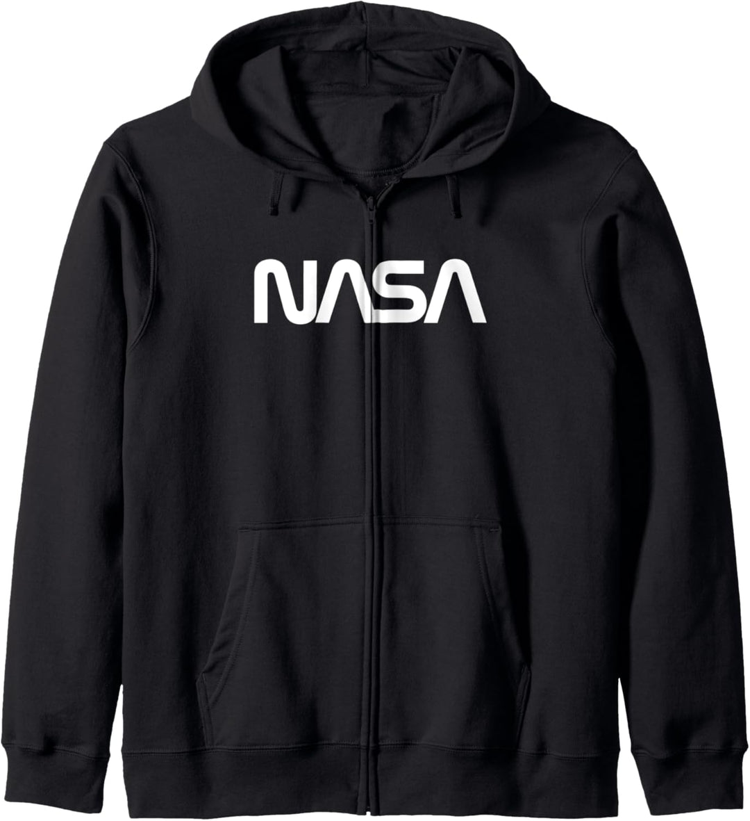 NASA Worm Logo (White) - NASA Space Kapuzenjacke
