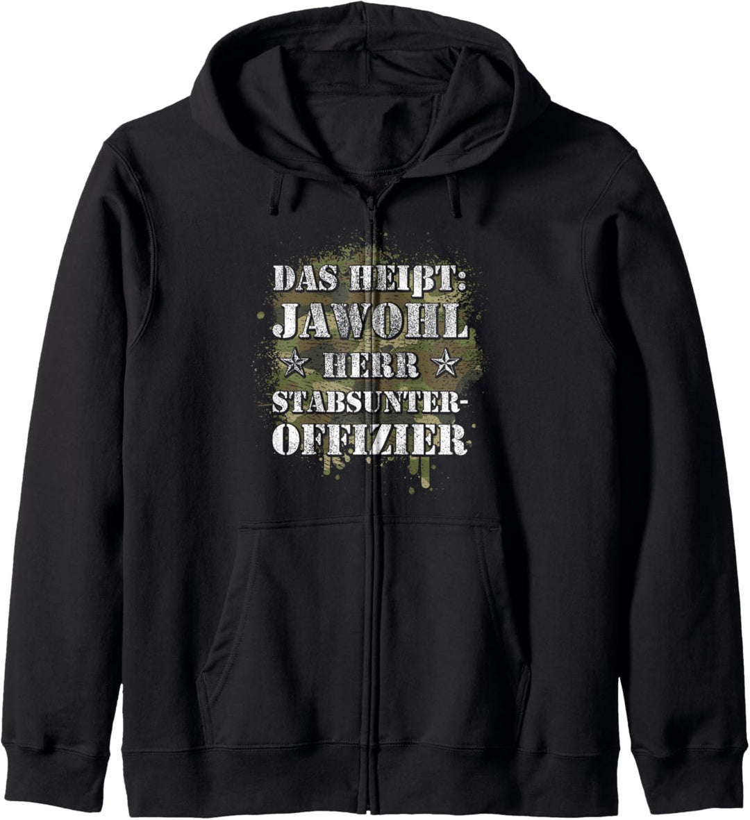 Jawohl Herr Stabsunteroffizier Bund SU Ausbilder Kapuzenjacke