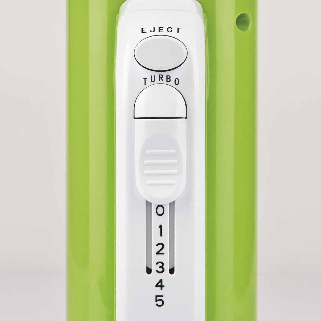 Girmi SB03 Handmixer, 150 W, Kunststoff, 5 Geschwindigkeitsstufen, Grün, Grün
