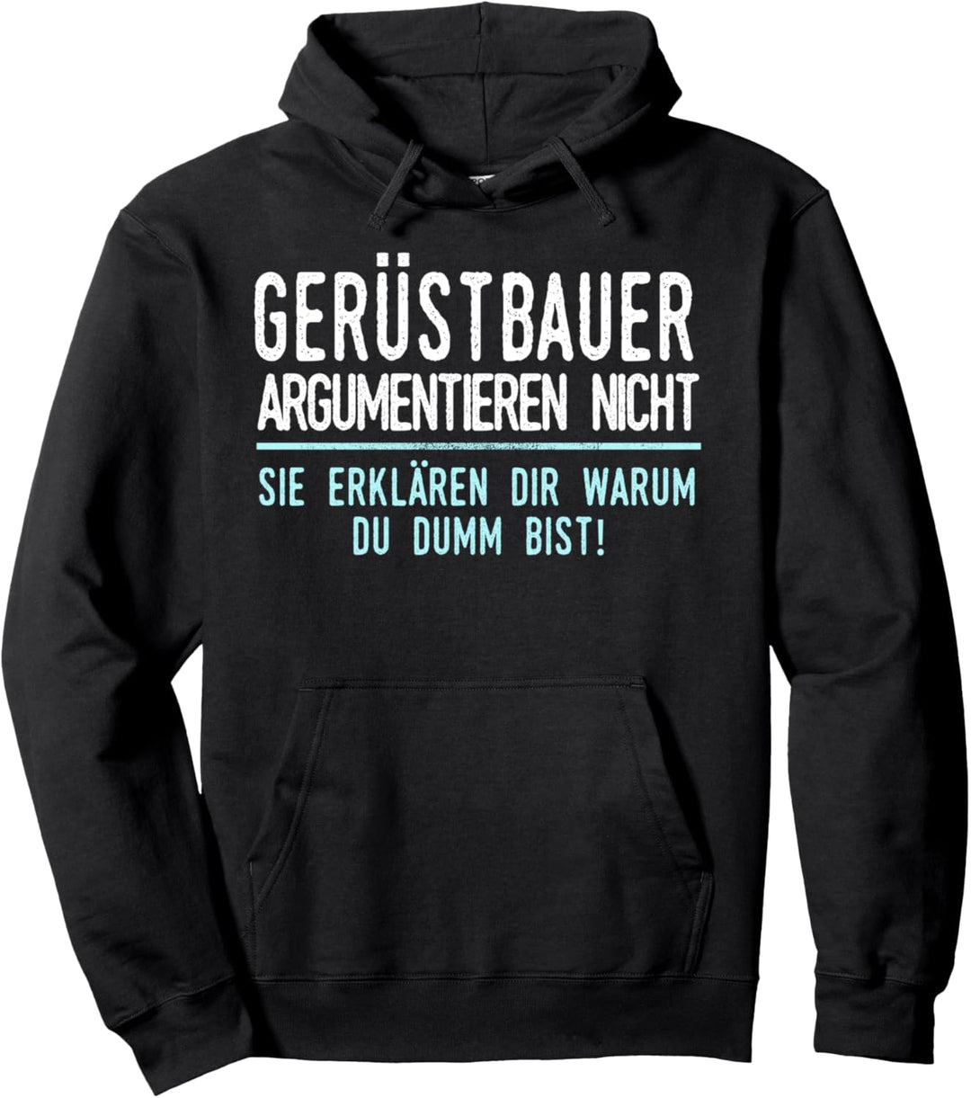 Gerüstbauer Geschenk für Arbeitskollegen im Job und Beruf Pullover Hoodie