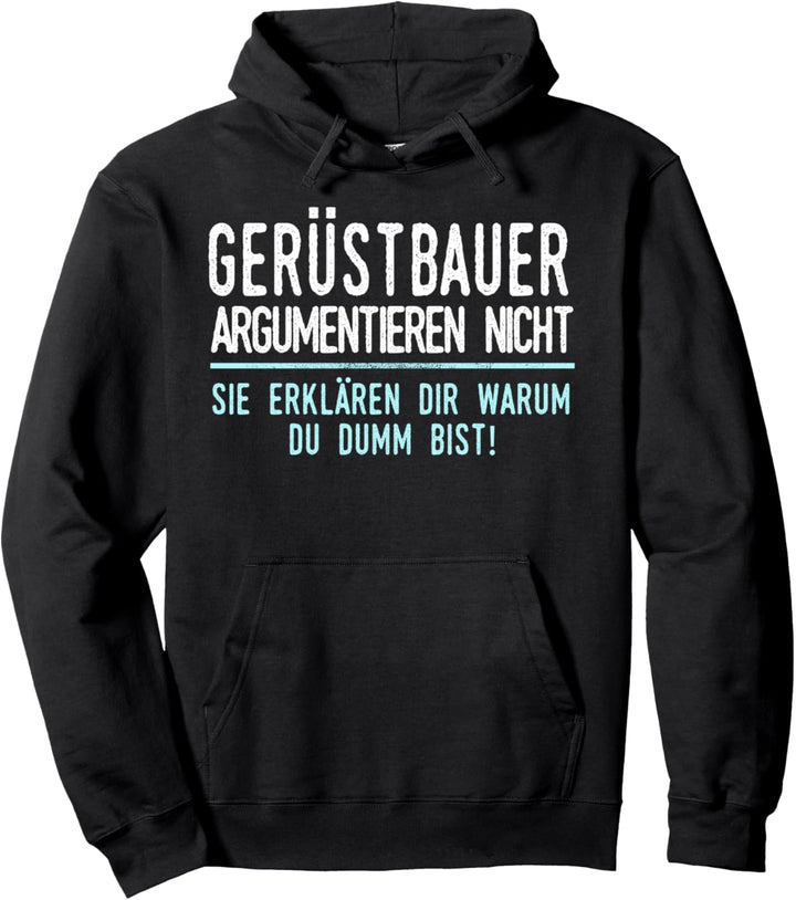 Gerüstbauer Geschenk für Arbeitskollegen im Job und Beruf Pullover Hoodie