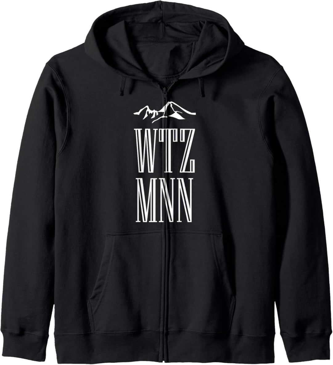 Watzmann T-Shirt für Bergsteiger und Wanderer Kapuzenjacke