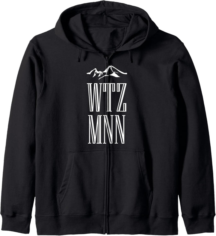 Watzmann T-Shirt für Bergsteiger und Wanderer Kapuzenjacke