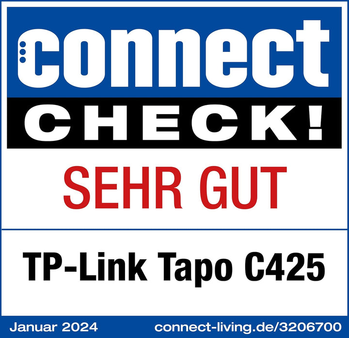 Tapo C425 Aussenkamera Akku, 4-Pack | Überwachungskamera aussen mit Magnetische Basis, 2K Auflösung,