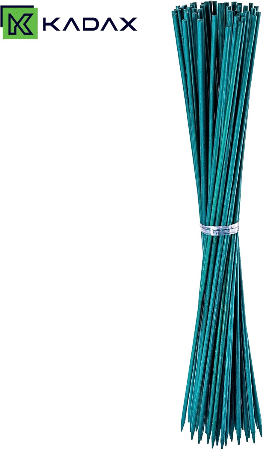 KADAX Bambusstäbe 70cm x 5.5mm, 50er Set, Pflanzstäbe aus Bambus, Holzstäbe als Pflanzenstütze für S