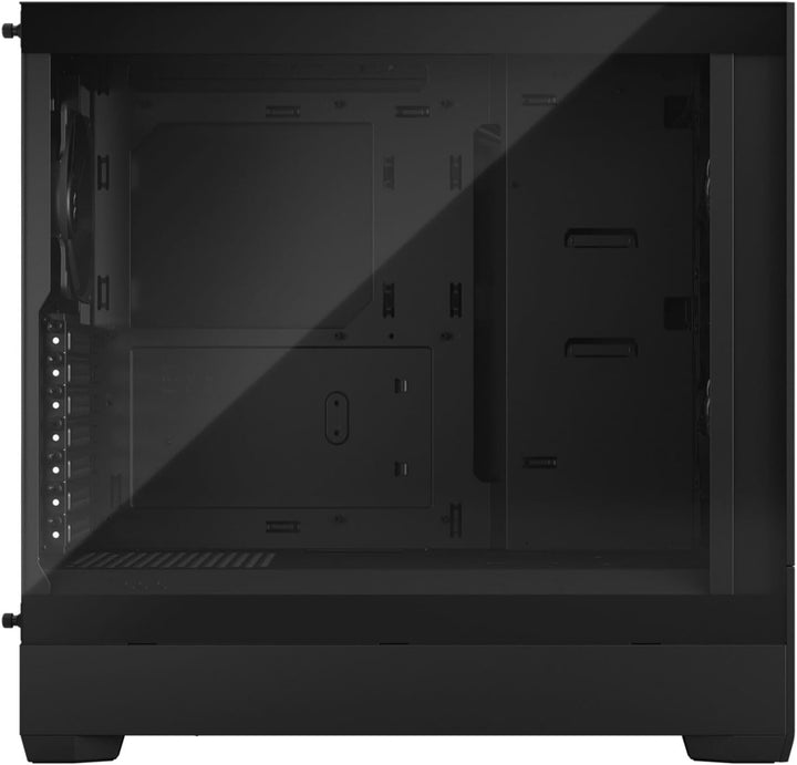 Fractal Design Pop Air Black - Tempered Glass Clear Tint - Honeycomb Mesh Front – TG Side Panel - Th