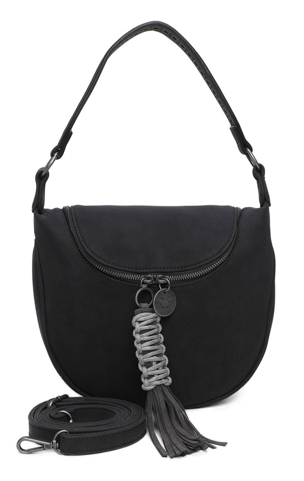 Fritzi aus Preussen Damen Mieka 01 Hobo, Einheitsgrösse Schwarz, Schwarz