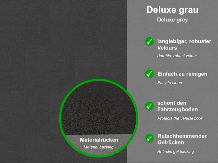 Alpha-Tex Fussmatten Auto-fussmatte Automatten-Set für FIAT Ducato Typ 250, 2 oder 3-Sitzer (Baujahr