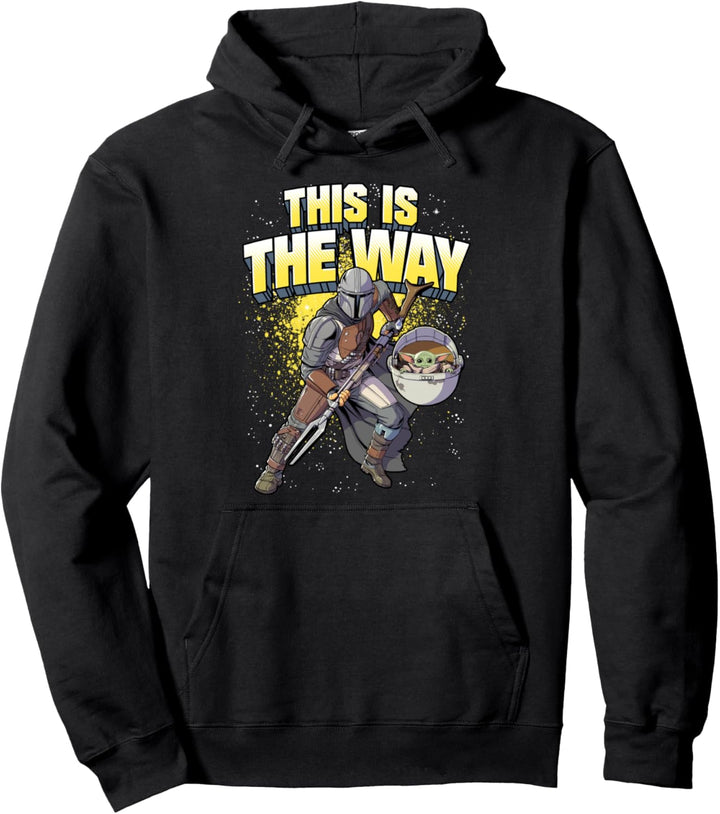 Star Wars: The Mandalorian This Is The Way Action Pose Pullover Hoodie