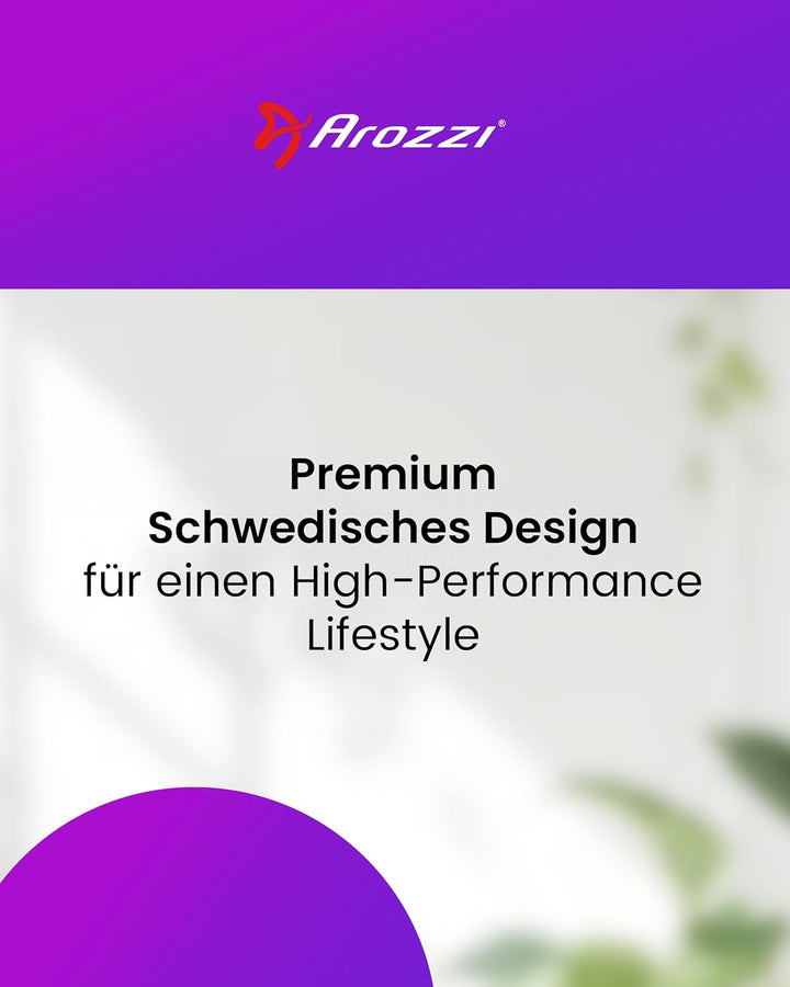 Arozzi Headset-Halterung Untertisch – Robuster Kopfhörerhalter aus Metall, Platzsparende Gaming-Head