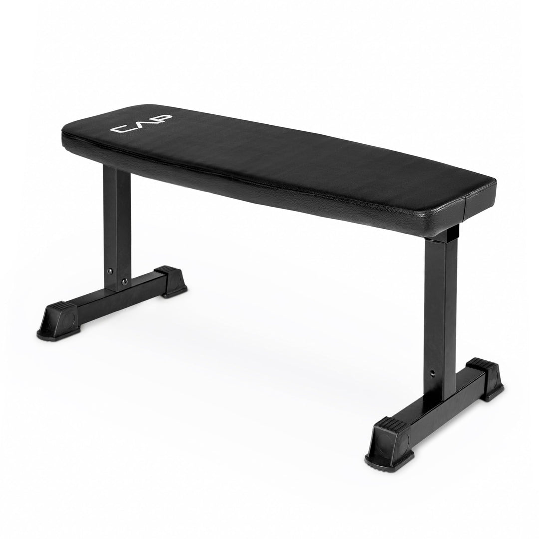 Cap Barbell flach Gewicht Bench, Schwarz