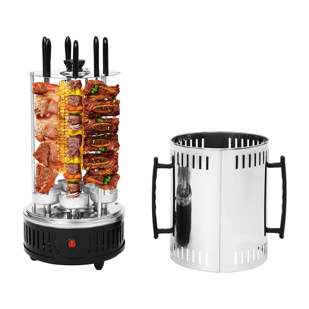 Vertikal Elektrogrill, Rotisserie Backofen Grill, Arbeitsplatte Shawarma-Maschine, rotierender Kebab