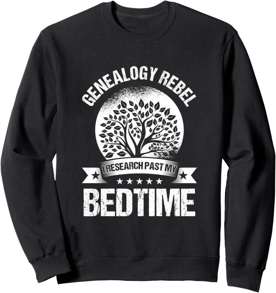 Genealogin Abstammung Familienhistoriker Genealogie-Rebellin Sweatshirt
