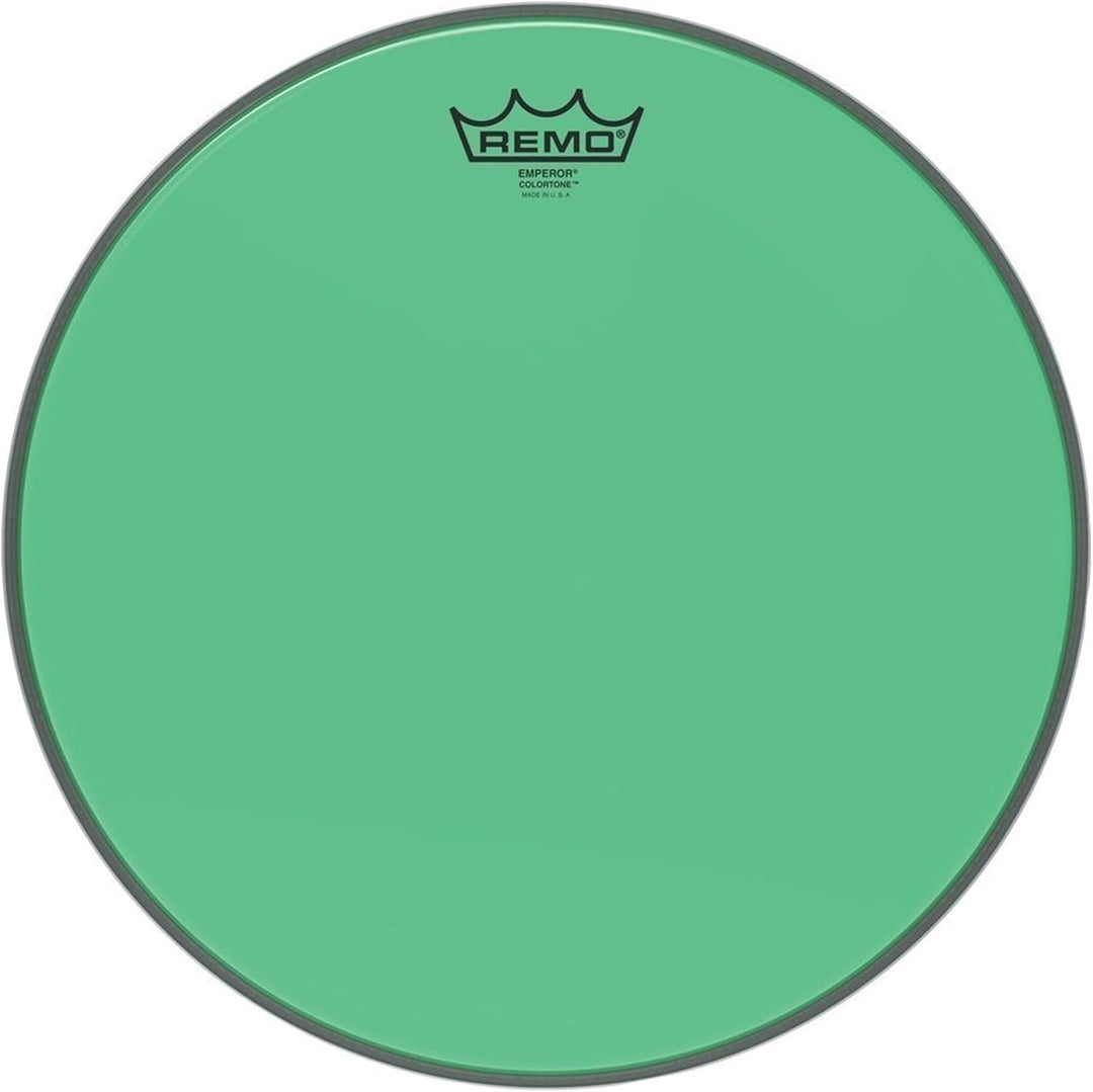 Remo Emperor Colortone Green Drum Head, 14" 14 Inches, 14 Inches