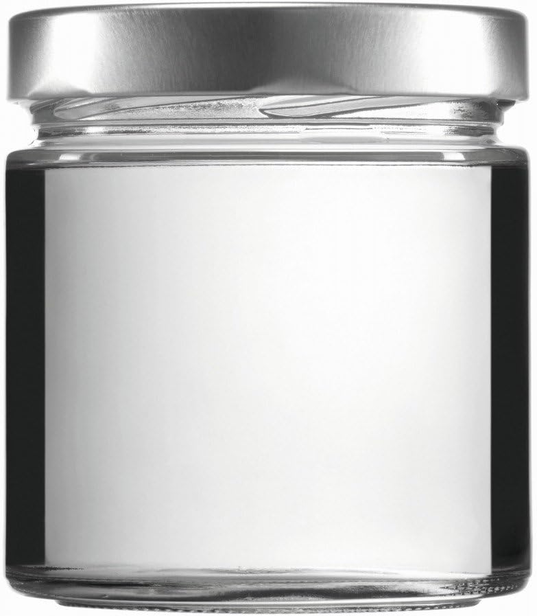 mikken 12 x Einmachglas 400 ml Vorratsglas mit Schraubverschluss PVC frei inkl. Trichter