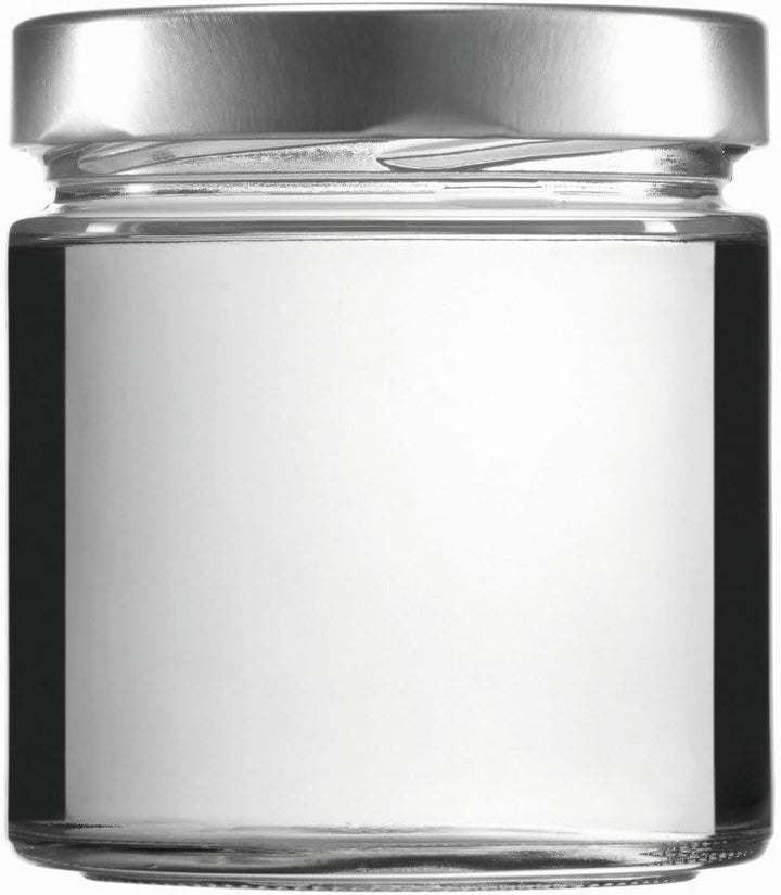 mikken 12 x Einmachglas 400 ml Vorratsglas mit Schraubverschluss PVC frei inkl. Trichter