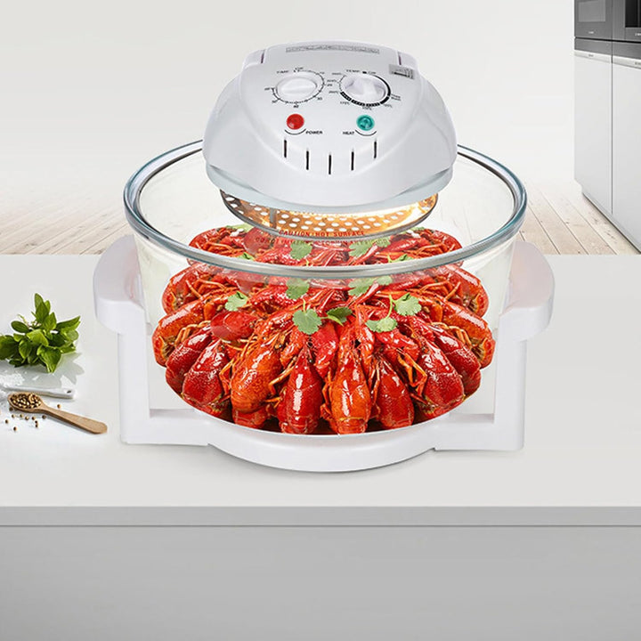 Luftfritteuse, Elektrischer Küchenkessel, Fritteusentopf mit Fritteusenkorb, 12 L, Grosses Fassungsv