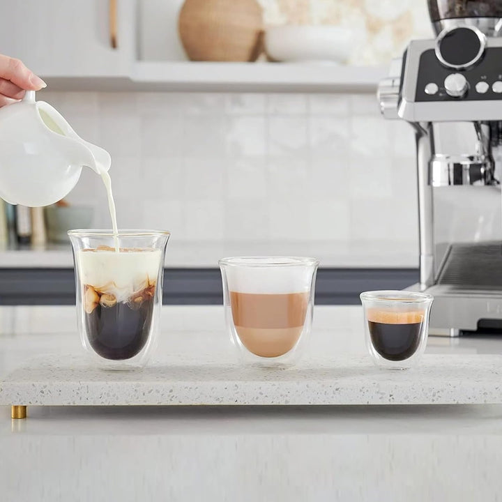 De'Longhi 5513296671 DLSC302 Delonghi Fancy Box Thermogläser, aus Glas, 1 liters , 6er-Set, transpar