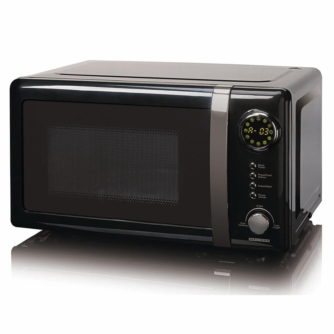 Melissa 16330132 Mikrowelle - Solo-Mikrowelle - 700 Watt - 20 l Volumen - 5 Leistungsstufen - Auftau