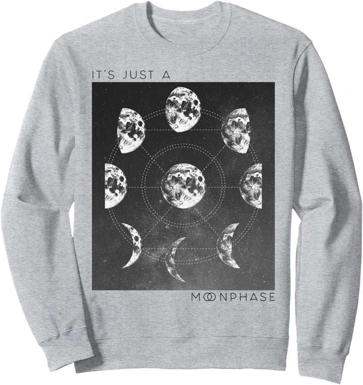 Trendy Just A Moon Phase Sweatshirt