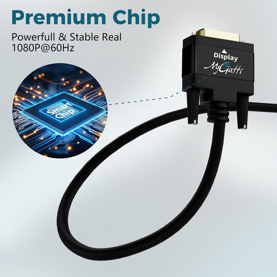 USB 3.0 auf DVI AdapterKabel 1 m,Typ-A Stecker auf DVI Stecker Bidirektionale,1080P Full HD für Fern