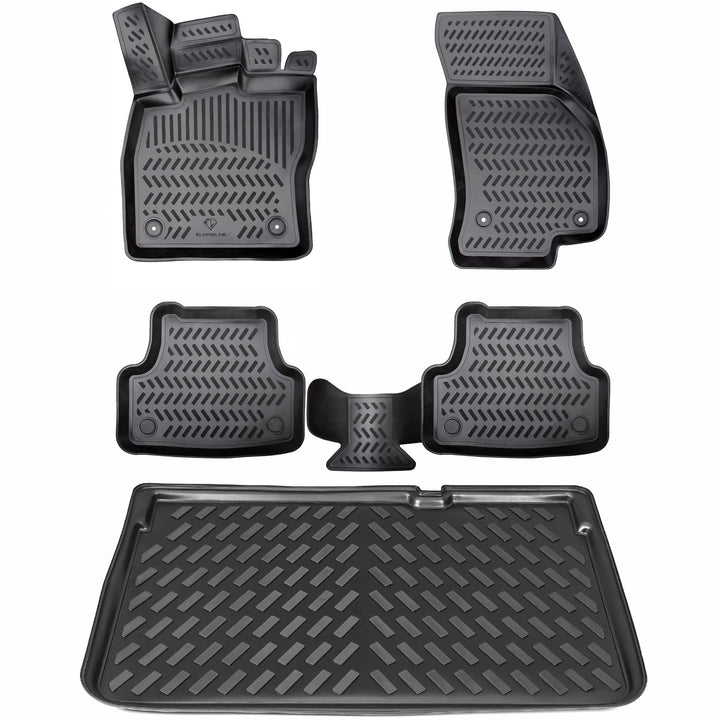 ELMASLINE 3D Gummimatten & Kofferraumwanne Set für BMW X3 G01 2017-2024 | Passt Nicht in G45 !