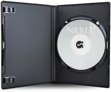 Amaray DVD Hüllen, 15 mm, Maschinen-Pack-Qualität, Schwarz, 100 Stück