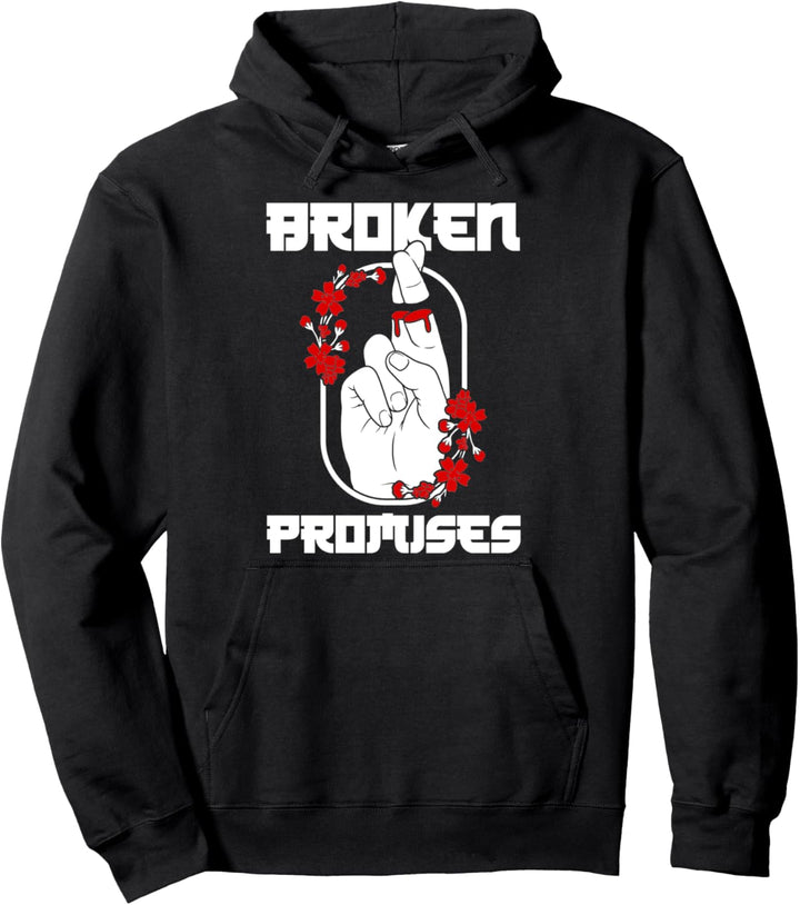 Broken Promises Japan Ästhetik Geschenk Pullover Hoodie