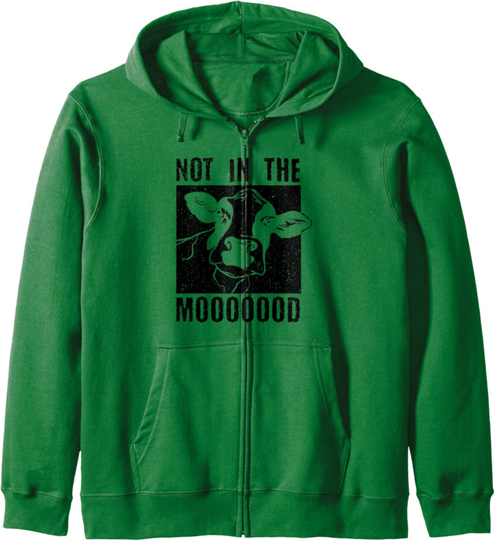 Nicht im Moood Ironic Farmer Design Kapuzenjacke