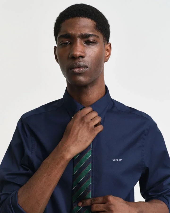 GANT Herren Slim Pinpoint Oxford Shirt Klassisches Hemd S Marine, S Marine