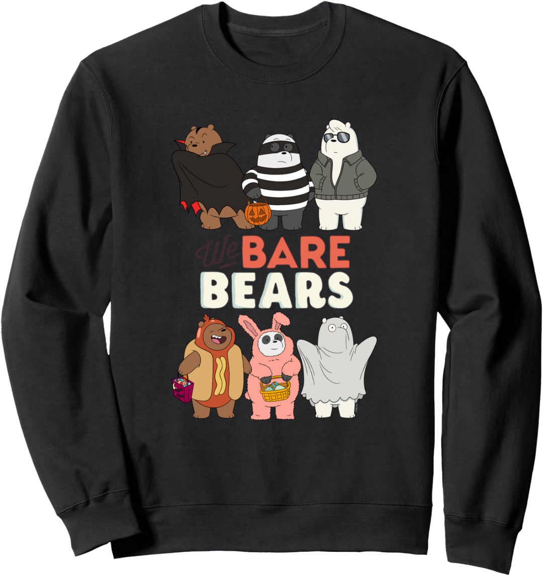 Cartoon Network We Bare Bears Halloween Costumes Sweatshirt