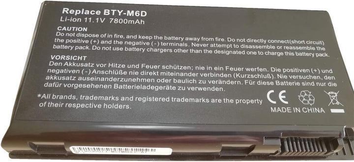 BTY-M6D Laptop Batterie Ersatz für MSI GX60 GT60 T70 GT70 GX660 GT660 GT680 GX70 GT660-003US GT660R-