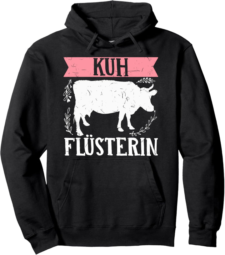Kuh-Flüsterin Lustiges Frauen Bäuerin Landwirt Bauer Kühe Pullover Hoodie