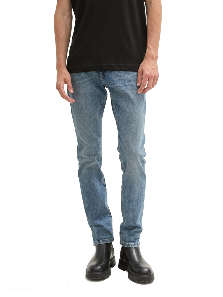 Tom Tailor Herren 1042684 Josh Regular Slim Jeans mit Stretch 31W / 32L 10119 - Used Mid Stone Blue
