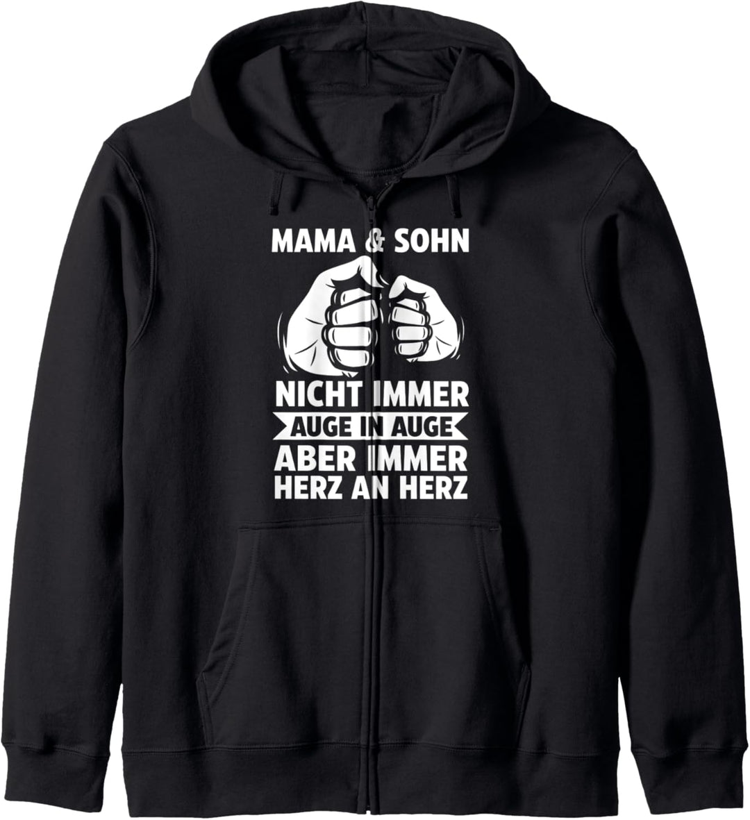 Mama und Sohn Kapuzenjacke
