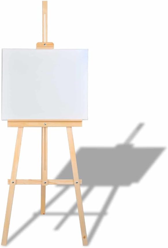 Staffelei für Kunstmalerei - Gross 172 cm aus Naturholz für Kunstmalerei, Ausstellung, Aussenwerbung