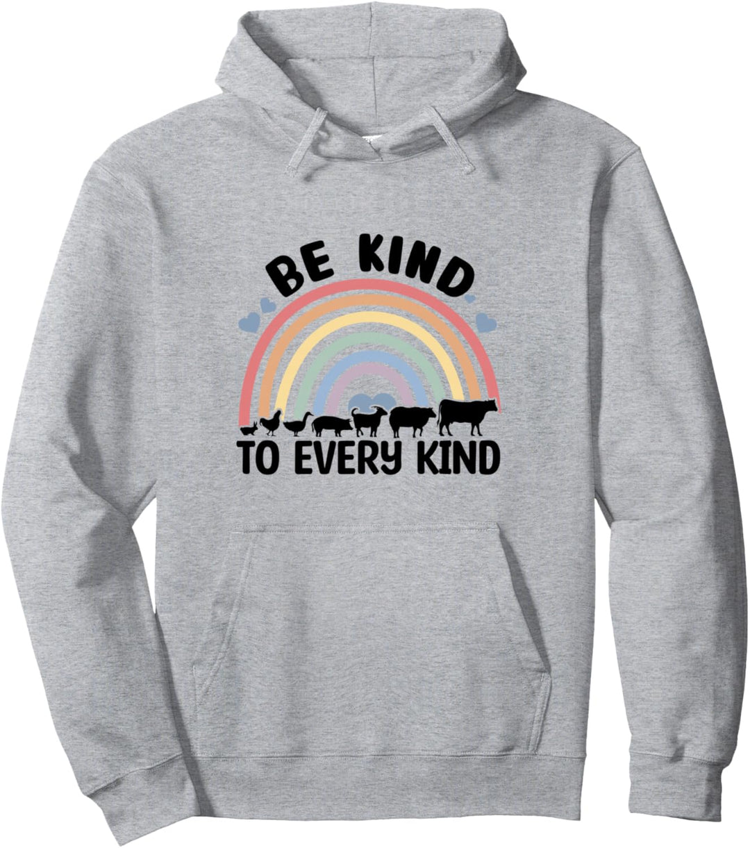 Be Kind To Every Kind Spruch Geschenkidee für Veganer als Ge Pullover Hoodie