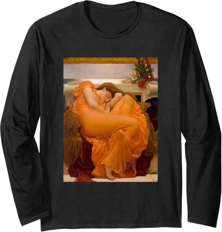 Frederic Leightons Flammender Juni Langarmshirt