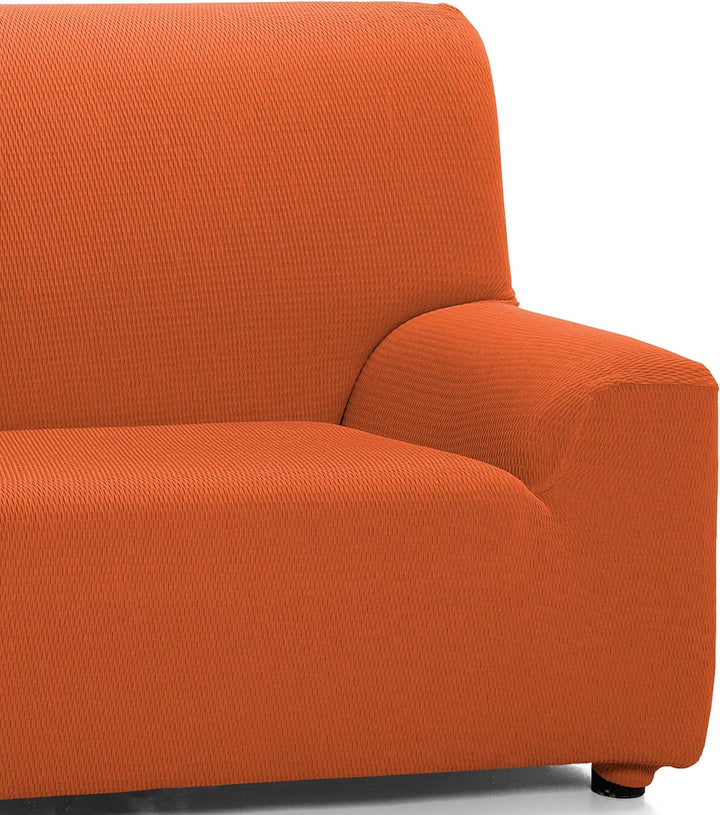 Martina Home Tunez Elastischer Sofabezug, Stoff, Orange, 2-Sitzer (120 bis 170 cm), Orange