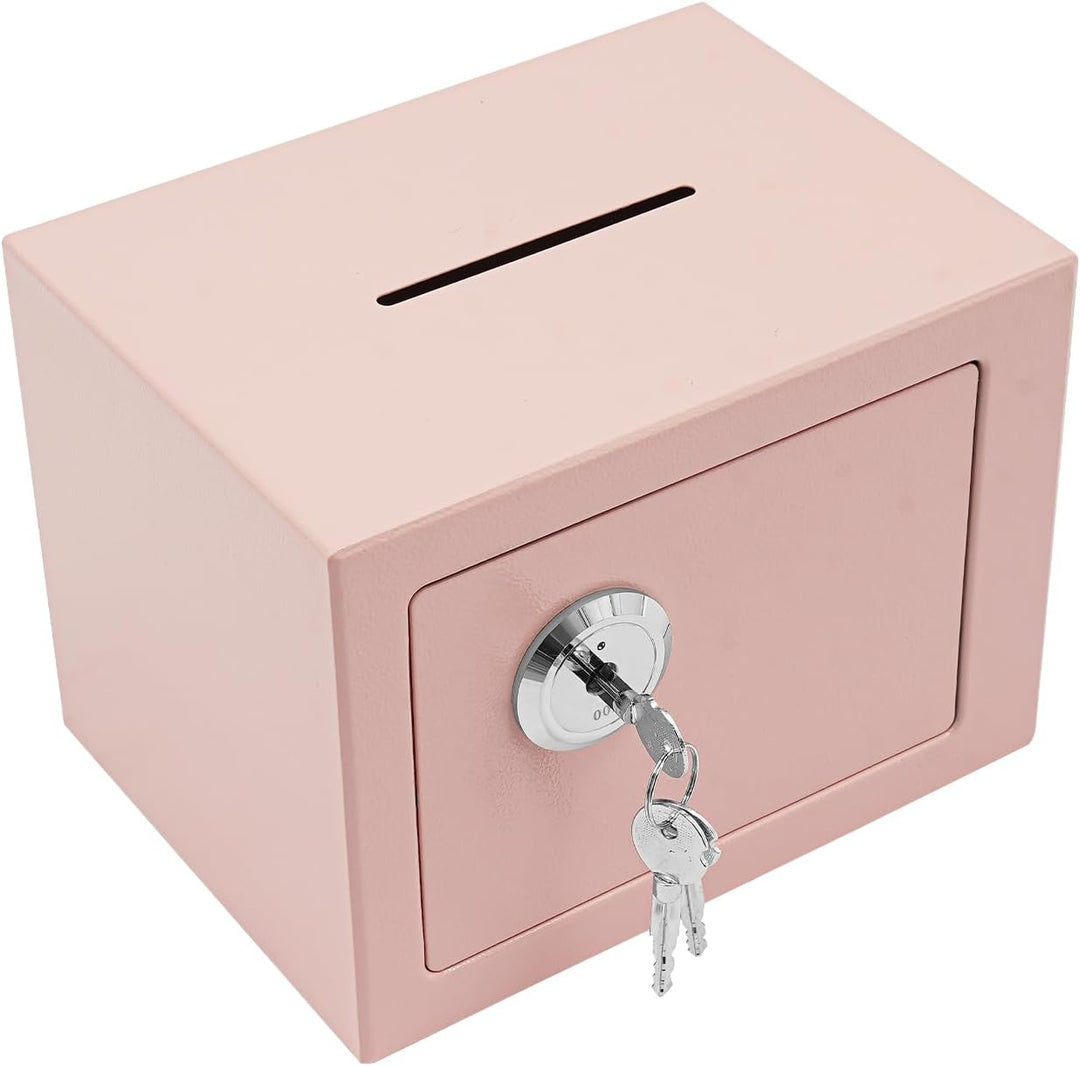 Safe Tresor Klein - Möbeltresor mit Schlüssel Safe Geldschrank 23x17x17cm feuerfest für Schmuck, Bar