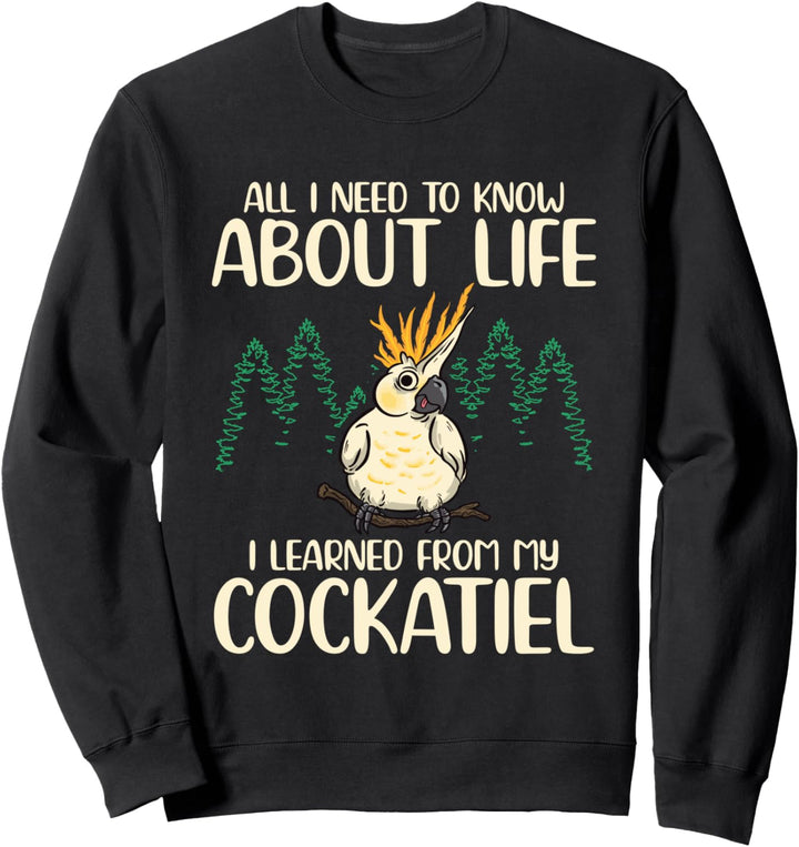 Nymphensittiche Vogel Papagei Gekrächze Sweatshirt