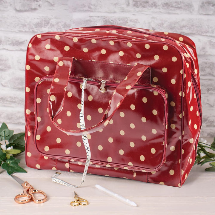 Hobby Gift Nähmaschinentasche, rot, 20 x 43 x 37cm, MRB.003, Rot