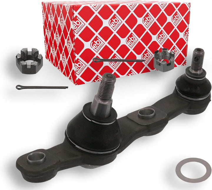febi bilstein 43025 Traggelenk mit Kronenmutter und Splint , 1 Stück