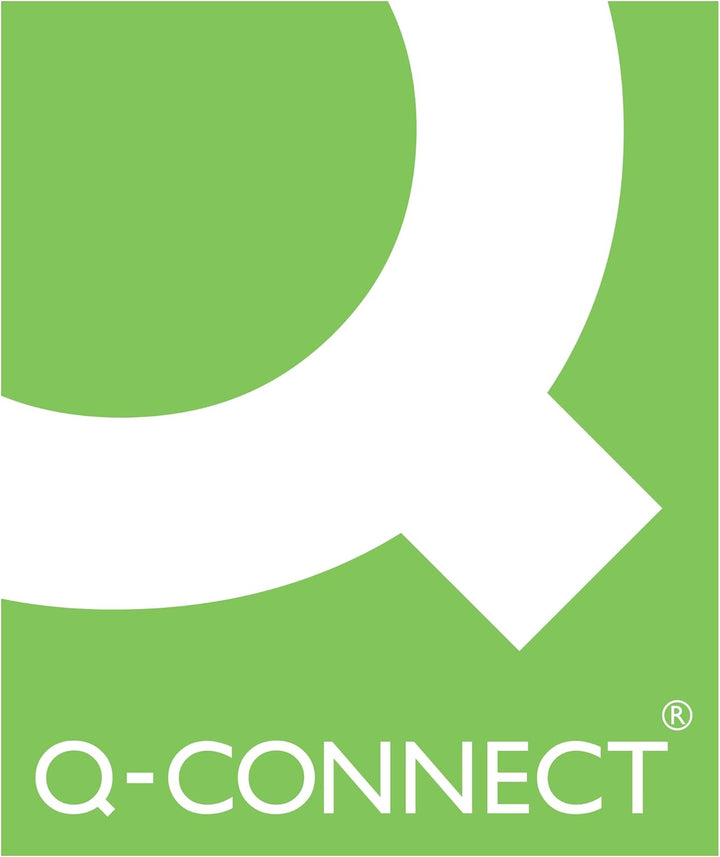 Q-Connect KF20039 Ordner A4, Pappkern mit Papierbezug, blau blau Einzelbett, blau Einzelbett