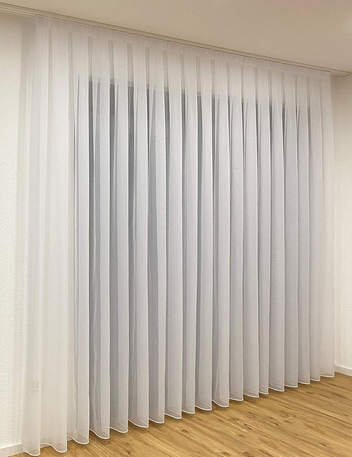 Fertiggardine weiss Store (Breite 260 cm Länge 255 cm), Breite 260 cm Länge 255 cm