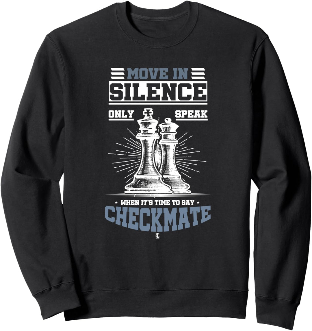 Schachspieler Schachmatt Schachbrett Strategie Schachfiguren Sweatshirt